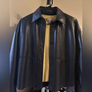 Aritzia Babaton Shirt leather Jacket – 2XS